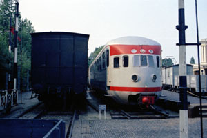 Diesel-3 in het Spoorwegmuseum, 5 september 1970