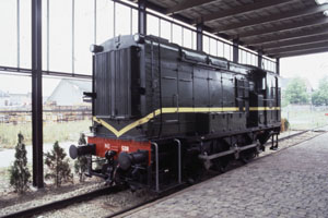Spoorwegmuseum 10 oktober 1978, lok 508.